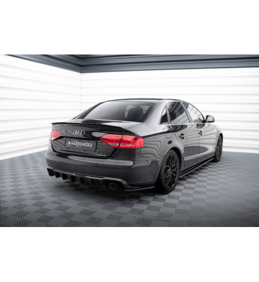 Rear valance for Audi A4 B8 (version with one exhaust outlet on each side)
