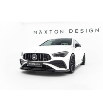 Front splitter for Mercedes-AMG CLA 35 / AMG-Line Coupe / Shooting Brake C118 Facelift / X118 Facelift