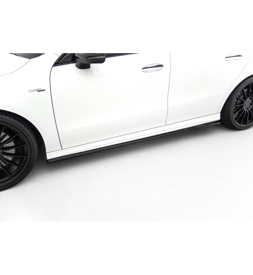 Side skirt diffusers for Mercedes-AMG CLA 35 / 45 / AMG-Line Coupe / Shooting Brake C118 Facelift / X118 Facelift