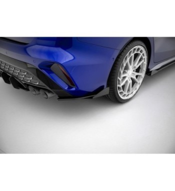 Street Pro Splitter laterali posteriori + Flap per Audi S3 Sedan 8Y Facelift