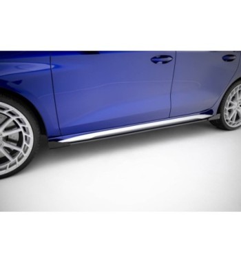 Street Pro Side skirt diffusers V.2 + Flaps for Audi A3 S-Line Sedan / S3 Sedan 8Y / 8Y Facelift