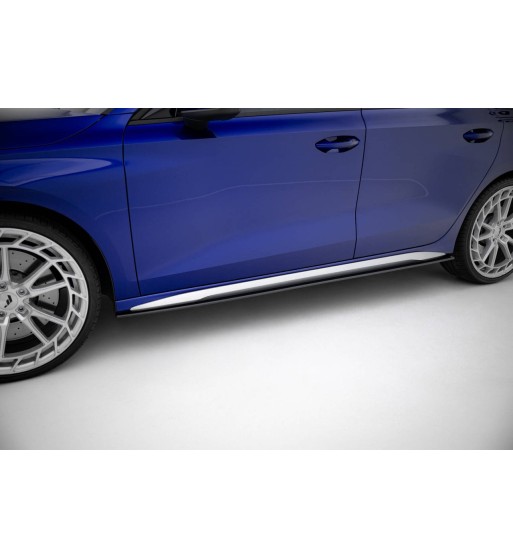 Street Pro Side skirt diffusers V.2 for Audi A3 S-Line Sedan / S3 Sedan 8Y / 8Y Facelift