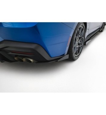 Street Pro Rear side splitters + Flaps for Ford Mustang GT Mk7