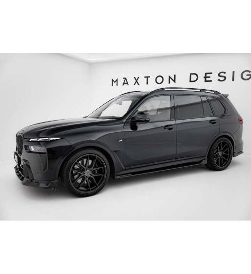 Carbonio preimpregnato Set di splitter V.1 per BMW X7 M-Pack G07 Facelift