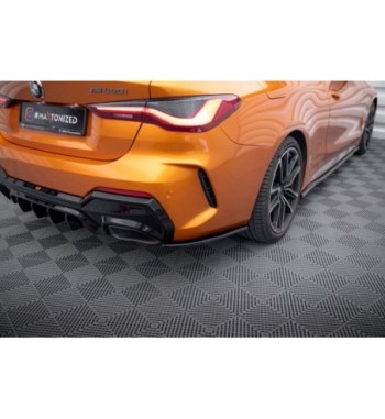 Heck Diffusor Seite V.4 passend für BMW 4 M440i G22 / G23 / G22 Facelift / G23 Facelift