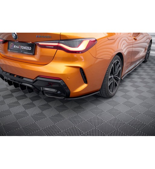 Heck Diffusor Seite V.4 passend für BMW 4 M440i G22 / G23 / G22 Facelift / G23 Facelift