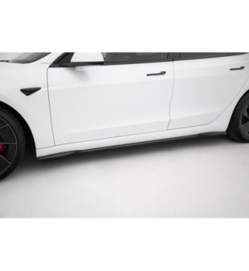 Side skirt diffusers V.2 for Tesla Model 3 Performance Mk1 Facelift