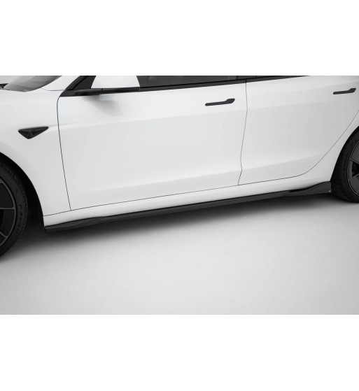 Side skirt diffusers V.1 for Tesla Model 3 Performance Mk1 Facelift