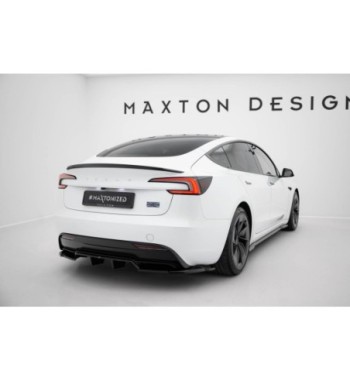Diffusore posteriore con alette verticali V.2 per Tesla Model 3 Performance Mk1 Facelift