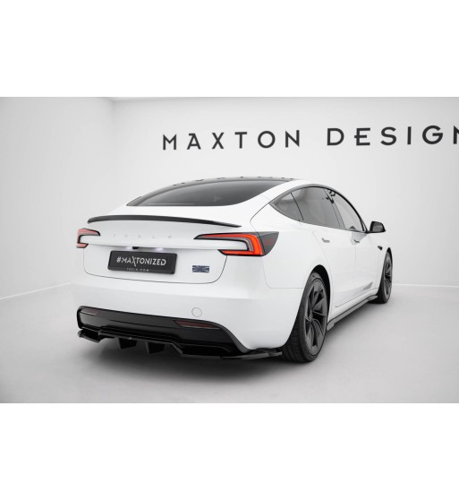 Diffusore posteriore con alette verticali V.2 per Tesla Model 3 Performance Mk1 Facelift