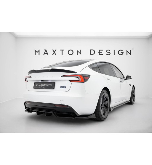 Diffusore posteriore con alette verticali V.1 per Tesla Model 3 Performance Mk1 Facelift