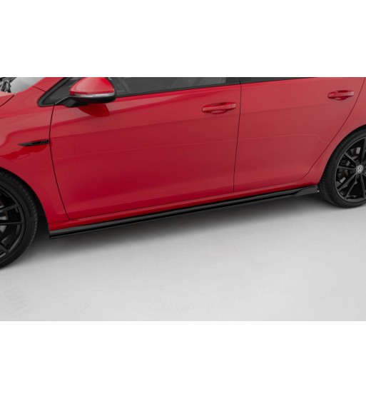 Side skirt diffusers V.1 for Volkswagen Golf R / R-Line Mk7 Facelift