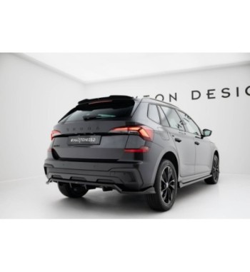 Diffusore posteriore con alette verticali per Skoda Kamiq Monte Carlo Mk1 Facelift