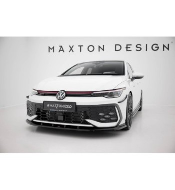 Front splitter V.5 for Volkswagen Golf GTI / GTE / R-Line Mk8 Facelift