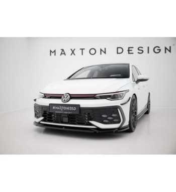 Front splitter V.4 for Volkswagen Golf GTI / GTE / R-Line Mk8 Facelift
