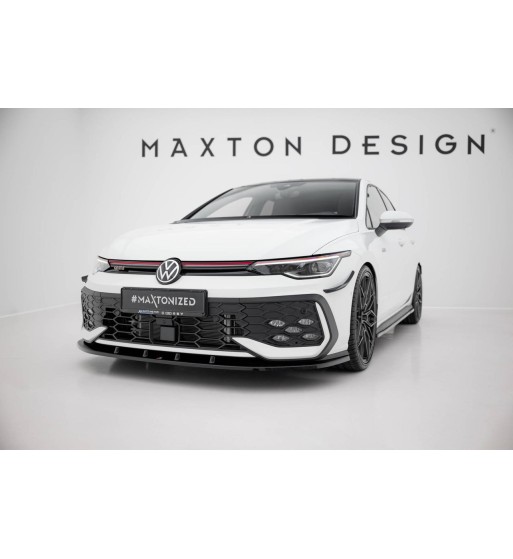 Front splitter V.1 for Volkswagen Golf GTI / GTE / R-Line Mk8 Facelift