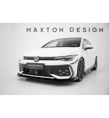 Street Pro splitter + flaps for Volkswagen Golf GTI / GTE / R-Line Mk8 Facelift