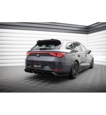 Rear valance V.2 + Dummy exhaust tips for Seat Leon ST FR Mk4