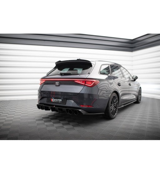 Rear valance V.2 + Dummy exhaust tips for Seat Leon ST FR Mk4
