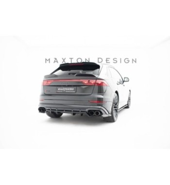 Diffusore posteriore con alette verticali V.2 per Audi SQ8 / Q8 S-Line Mk1 Facelift