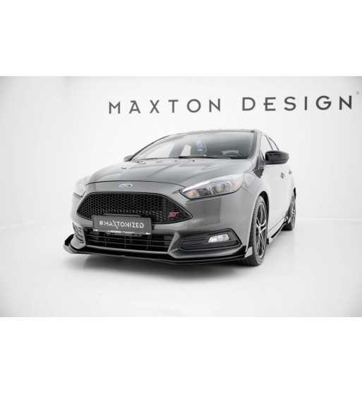 Street Pro splitter + flaps for Ford Focus ST Mk3 Facelift