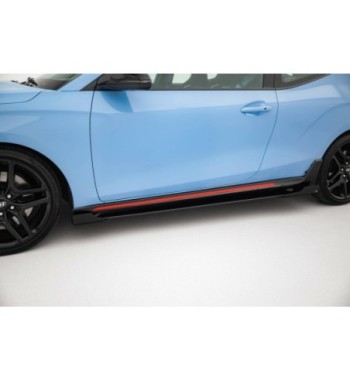 Street Pro Side skirt diffusers + Flaps for Hyundai Veloster N Mk2