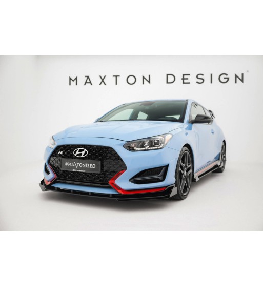 Street Pro splitter + flaps for Hyundai Veloster N Mk2