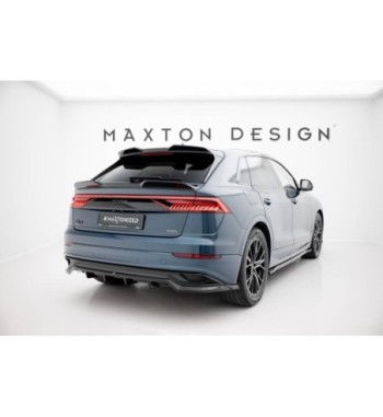 Diffusore posteriore con alette verticali per Audi Q8 Mk1