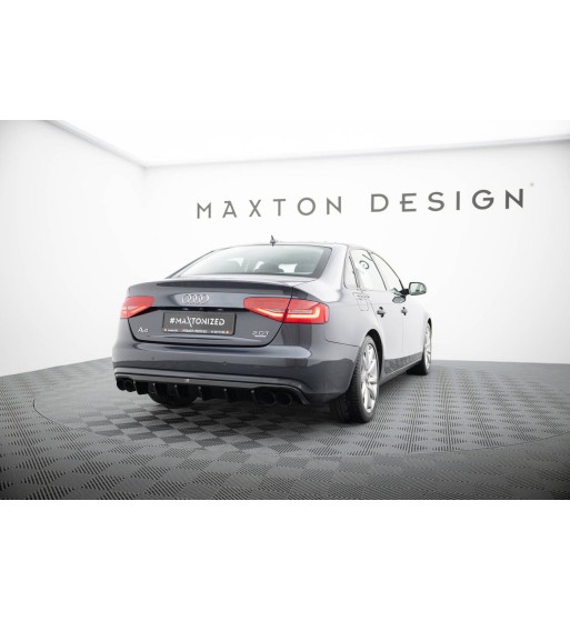 Rear valance for Audi A4 B8 Facelift (version with twin exhaust outlets on each side)