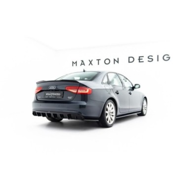 Rear valance for Audi A4 B8 Facelift (twin exhaust outlets on one side)