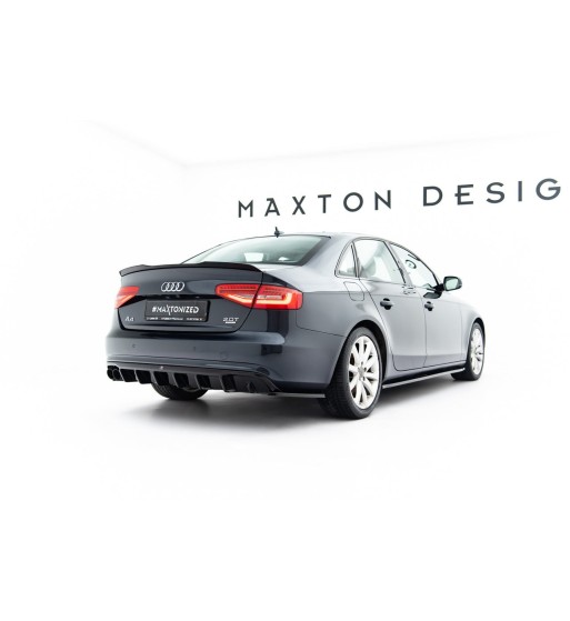 Rear valance for Audi A4 B8 Facelift (twin exhaust outlets on one side)