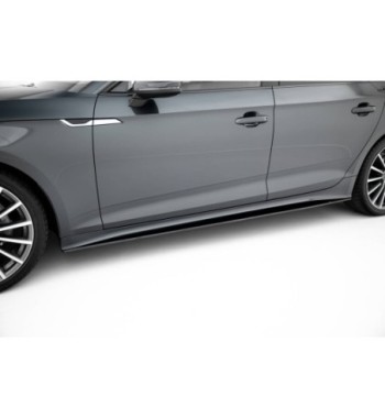 Street Pro Side skirt diffusers for Audi A5 Sportback F5 Facelift