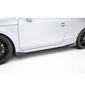 Street Pro Side skirt diffusers + Flaps for Audi TT S / TT S-Line 8J Facelift
