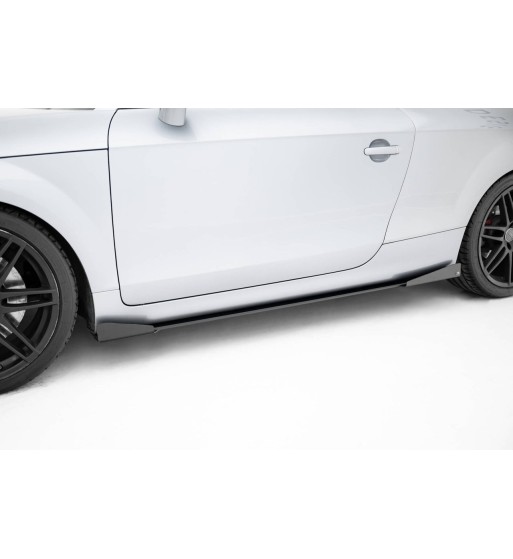Street Pro Side skirt diffusers + Flaps for Audi TT S / TT S-Line 8J Facelift