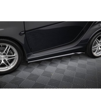 Side skirt diffusers for Brabus Smart Fortwo C451 Facelift