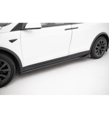 Side skirt diffusers V.2 for Tesla Model X Mk1 Facelift