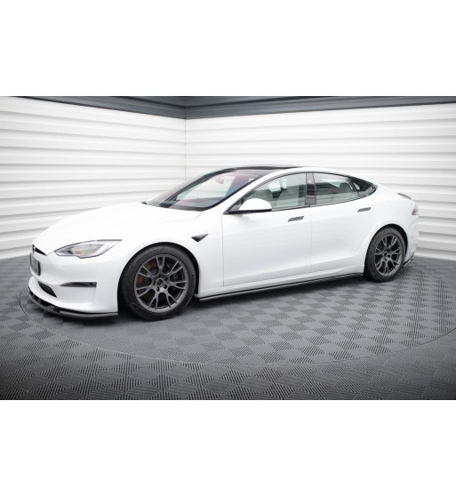 Diffusor Satz passend für Tesla Model S Plaid Mk1 Facelift
