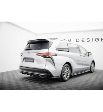 Diffusore posteriore con alette verticali per Toyota Sienna Mk4