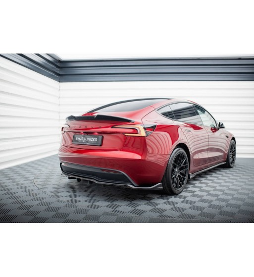 Diffusore posteriore con alette verticali V.1 per Tesla Model 3 Project Highland(Facelift)