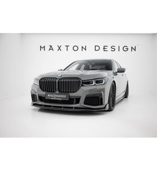 Carbonio preimpregnato Splitter anteriore + Abs Splitter per BMW 7 M-Pack G11 Facelift