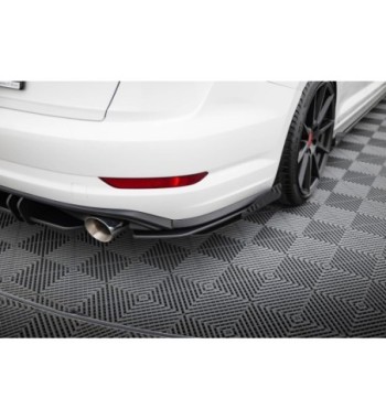 Street Pro Splitter laterali posteriori + Flap per Volkswagen Jetta GLI Mk7