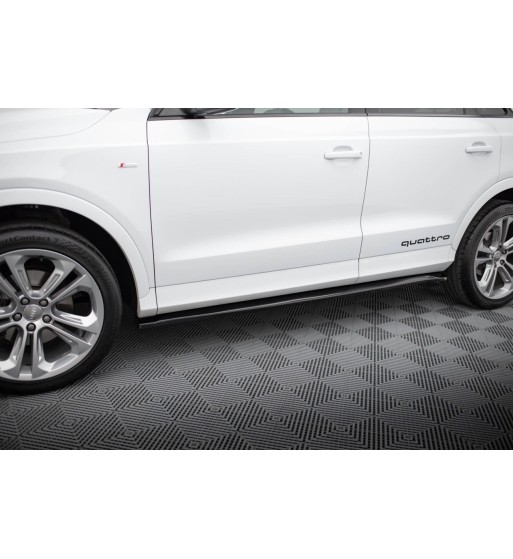 Side skirt diffusers for Audi Q3 S-line 8U