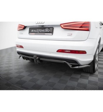 Diffusore posteriore con alette verticali per Audi Q3 S-line 8U