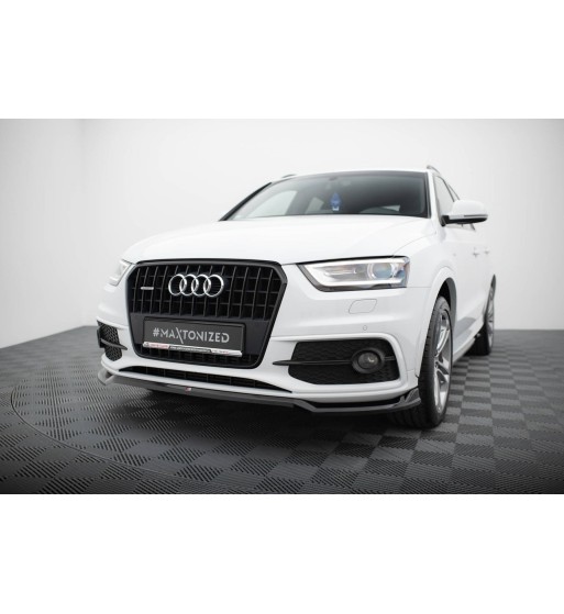 Front splitter V.2 for Audi Q3 S-line 8U