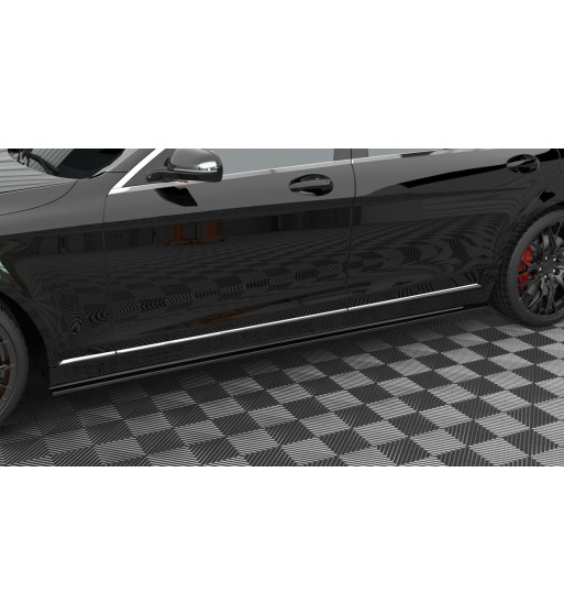 Side skirt diffusers for Mercedes-Benz S Long W222