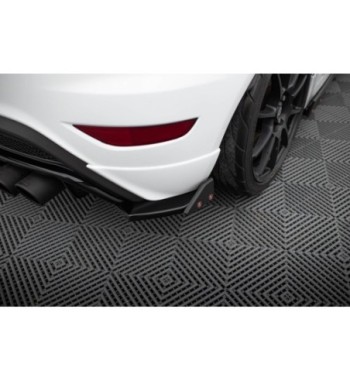 Rear side splitters V.3 + Flaps for Ford Fiesta ST Mk7 Facelift