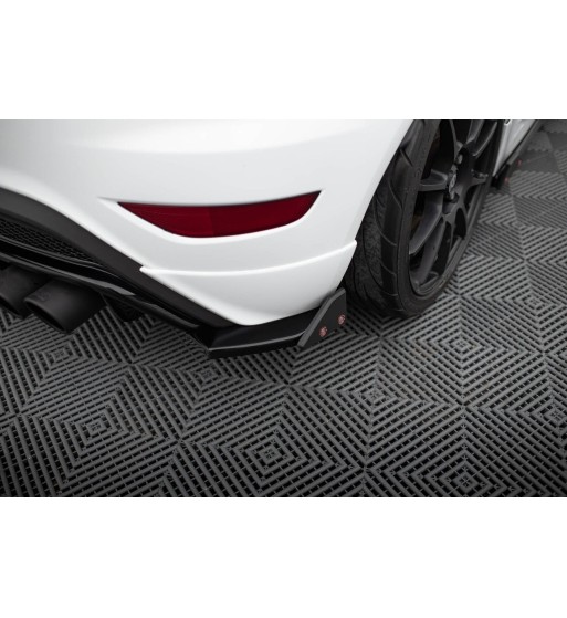 Rear side splitters V.3 + Flaps for Ford Fiesta ST Mk7 Facelift