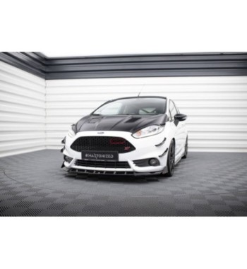 Front splitter V.6 + Flaps for Ford Fiesta ST Mk7 Facelift