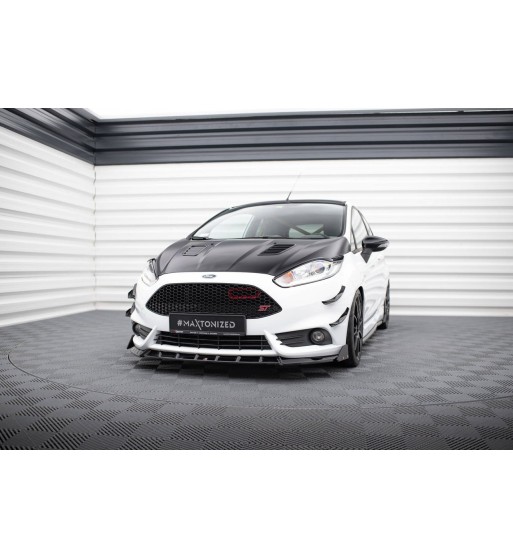 Front splitter V.6 + Flaps for Ford Fiesta ST Mk7 Facelift