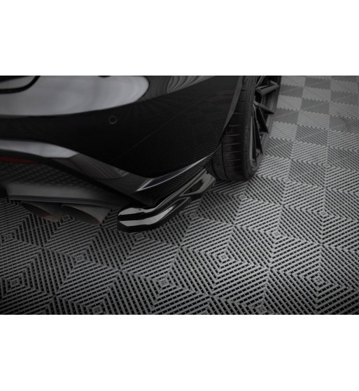 Splitter laterali posteriori per Porsche Macan GTS Mk1 Facelift 2